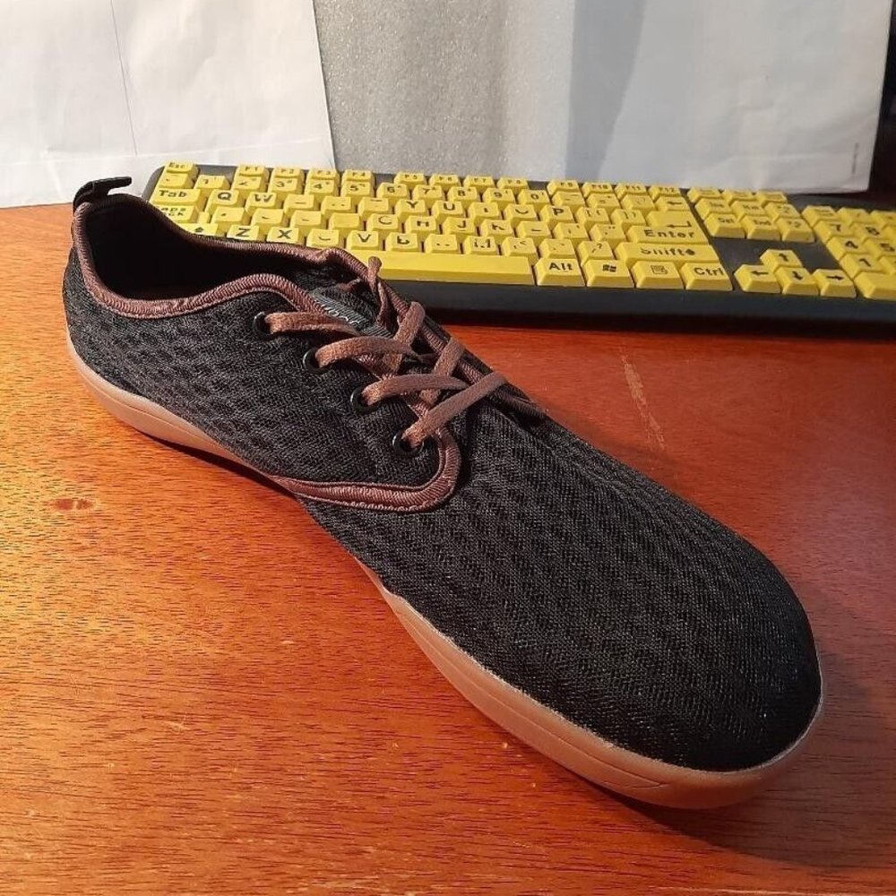 Joomra Men Cross Trainer Zero Drop Sneakers Wide Toe BLACK Size US 11.5/EU45 New